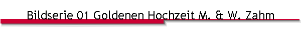 Bildserie 01 Goldenen Hochzeit M. & W. Zahm