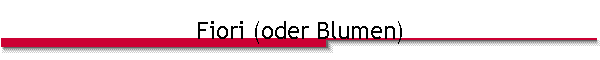 Fiori (oder Blumen)